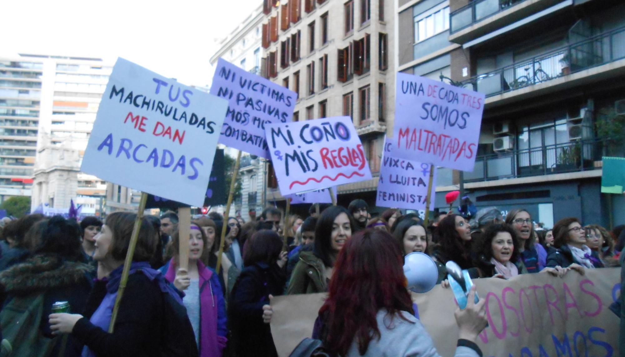 8M mani Valencia